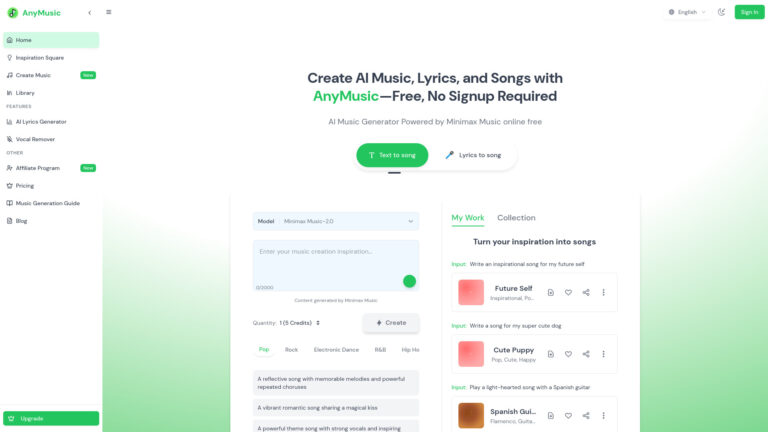 Advanced Anymusic AI Tool Review