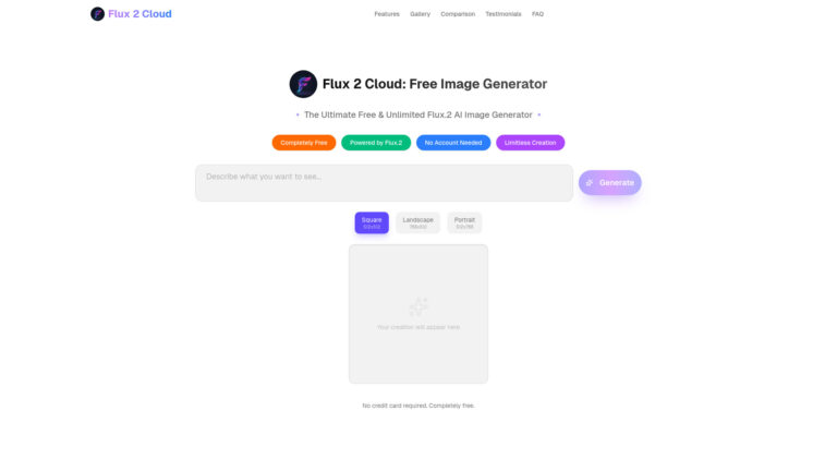 Free Flux 2 AI Tool Review