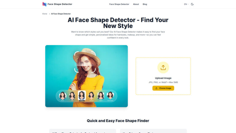 Popular Face Shape Detector AI Tool Review
