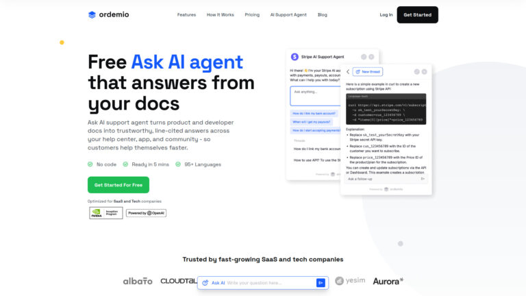 Powerful Ask AI By Ordemio AI Tool Review