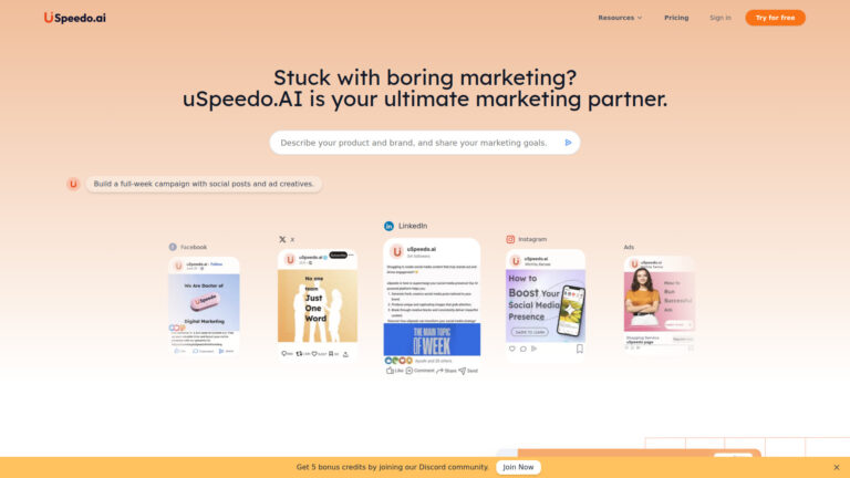 Free Uspeedo.ai AI Tool Review