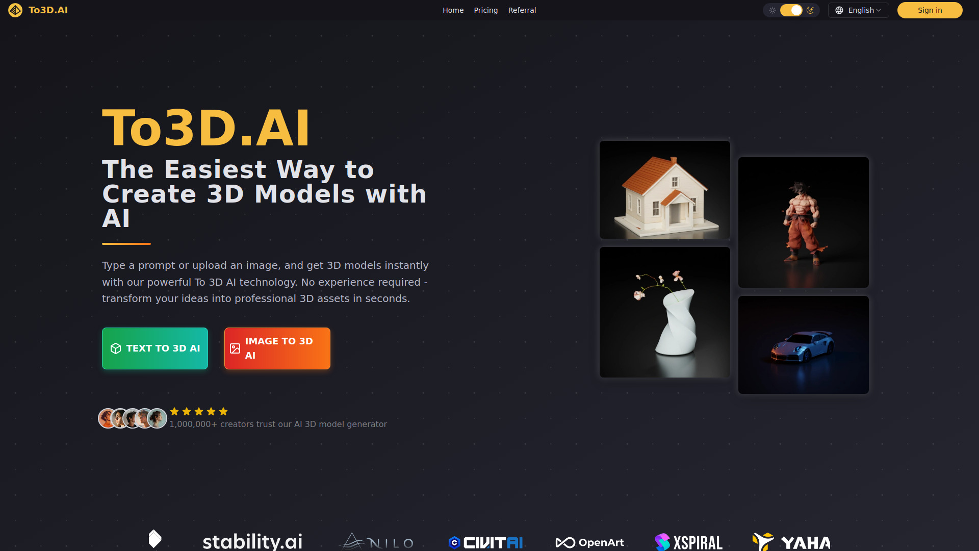 To3D.AI logo