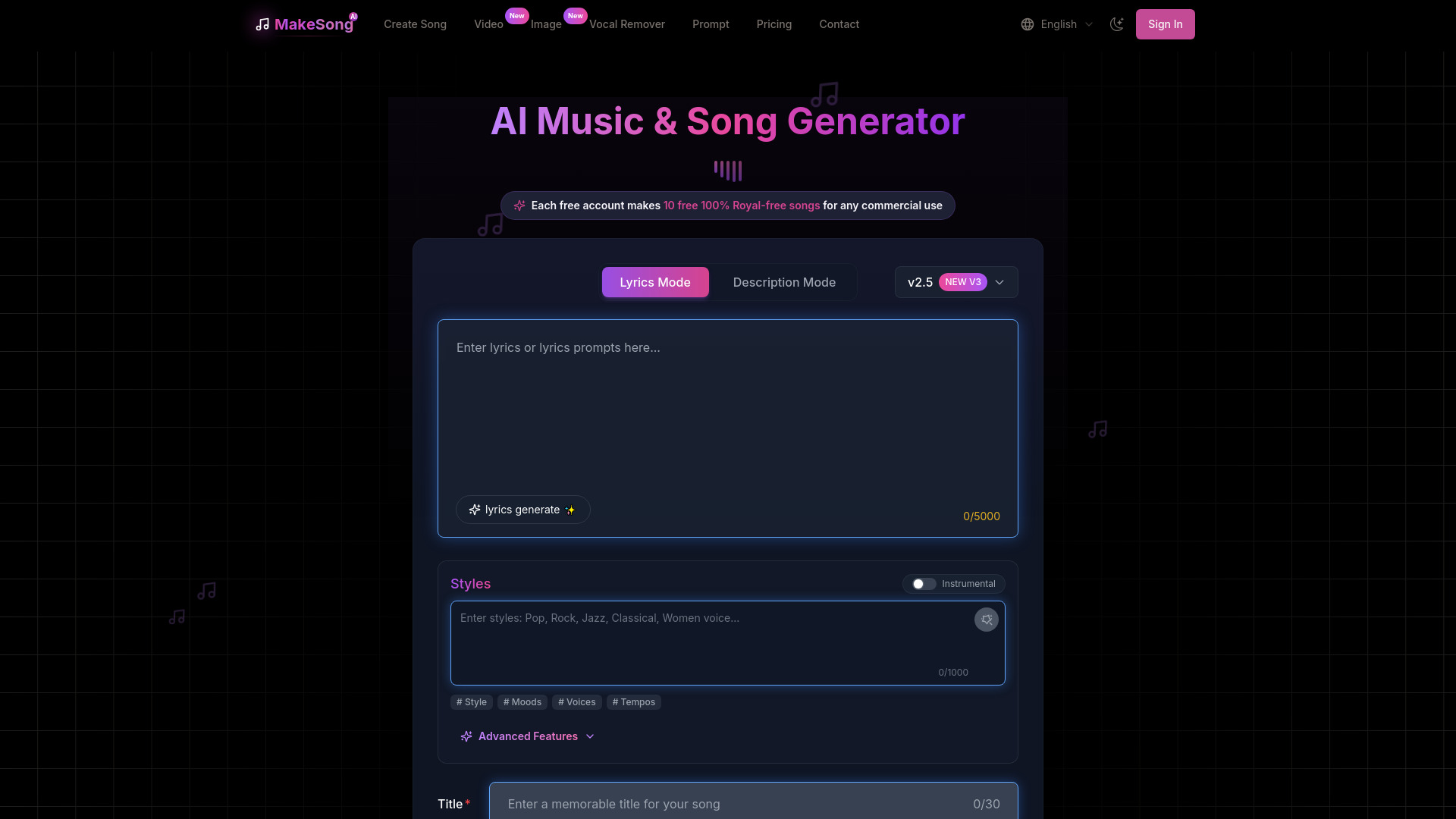 Make Song logo