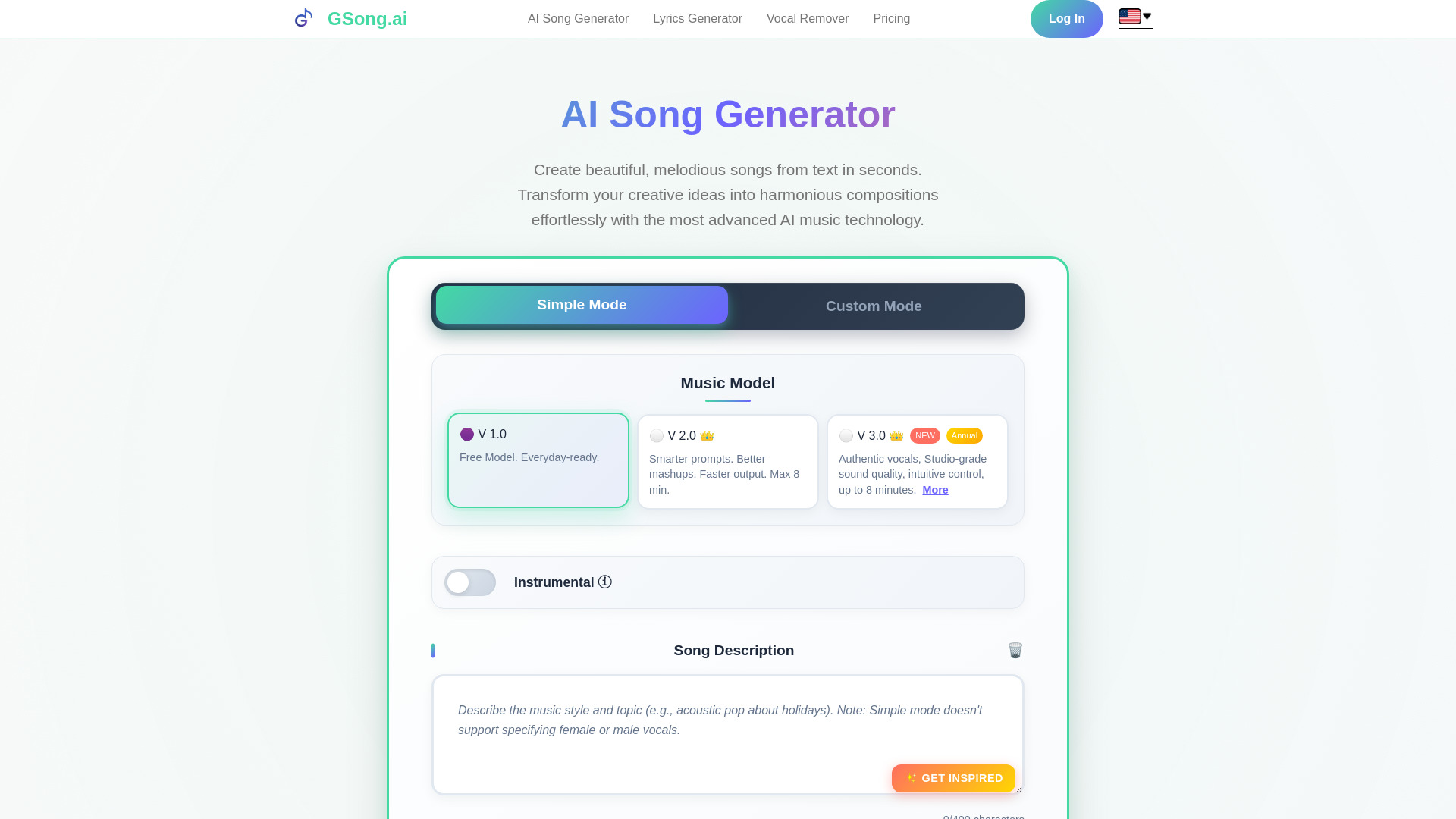 GSong.ai logo