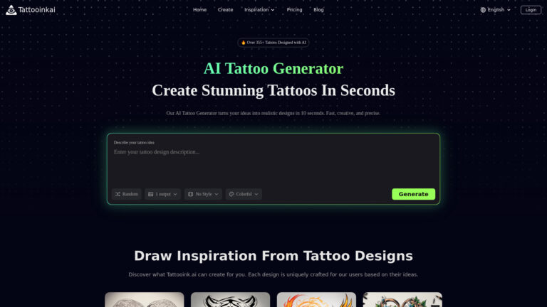 Free AItattoo Art AI Tool Review