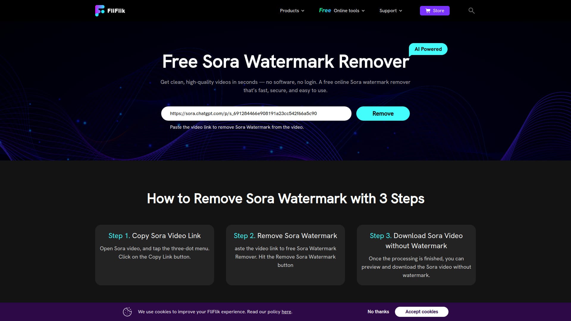 Free AI Sora Watermark Remover