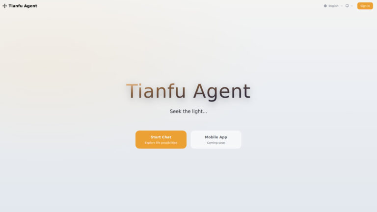 Advanced Tianfu Agent AI Tool Review