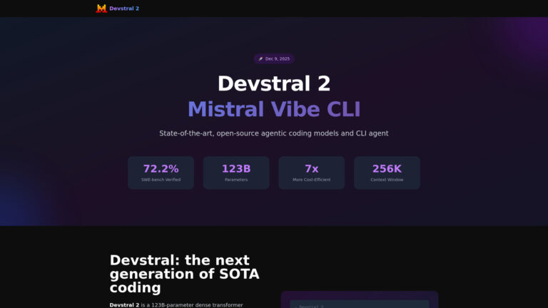 Trending Devstral2 AI Tool Review