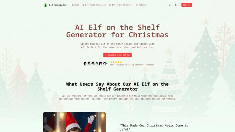 Innovative Elf On The Shelf Generator AI Tool Review