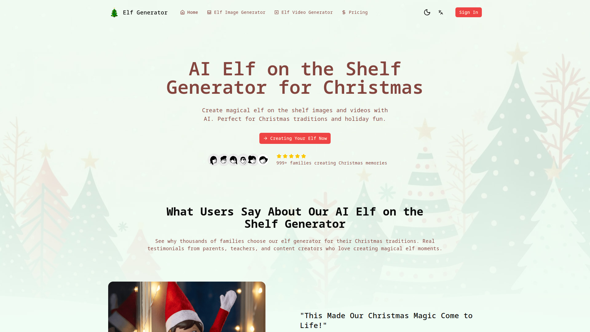 Elf on the Shelf Generator