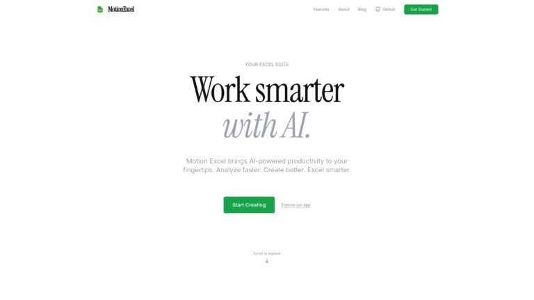 Best Motionexcel AI Tool Review