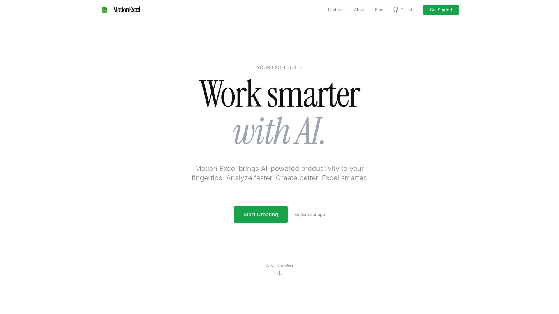 MotionExcel