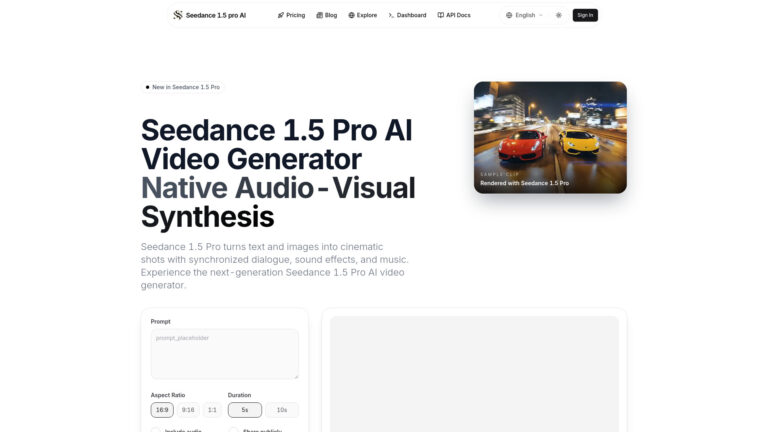 Powerful Seedance 1.5 Pro AI Tool Review