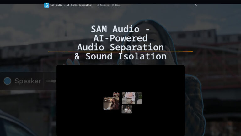 Top Sam Audio AI Tool Review