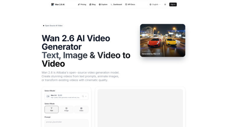 Innovative Wan 2.6 AI AI Tool Review
