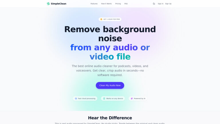 Popular Simpleclean AI Tool Review