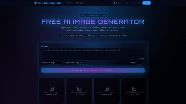 New Free Image Generator AI Tool Review
