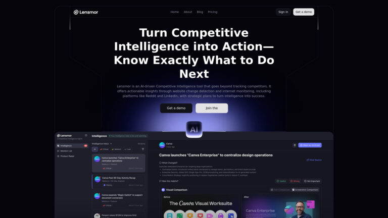Advanced Lensmor AI Tool Review