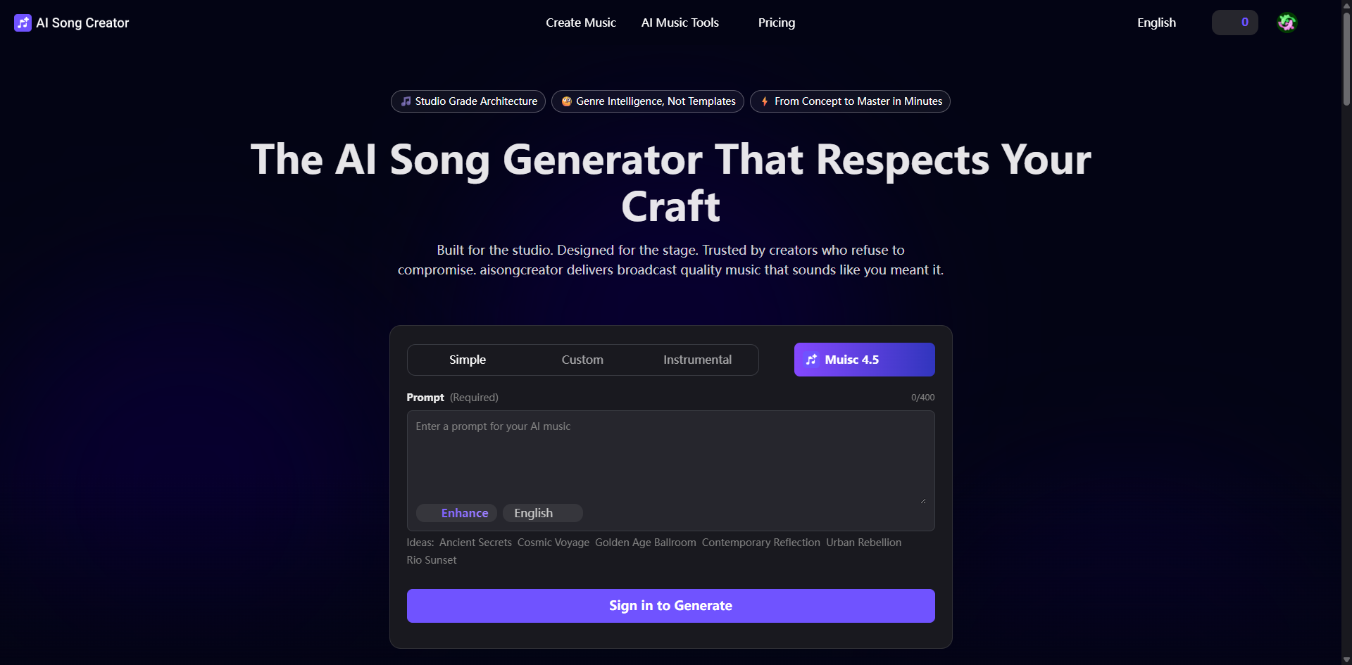 AI Song Creator