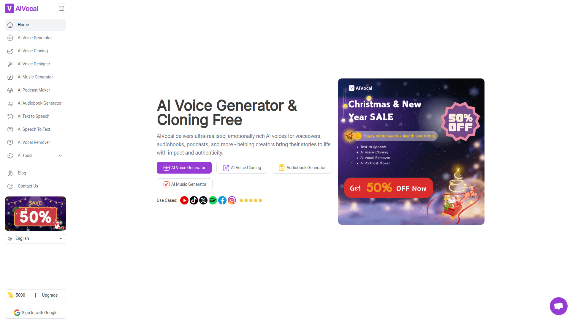 AI Voice Generator by AIVocal logo