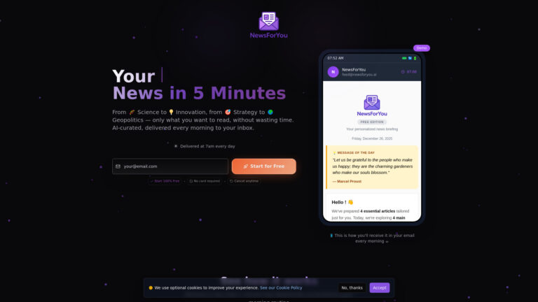 Best Newsforyou AI Tool Review