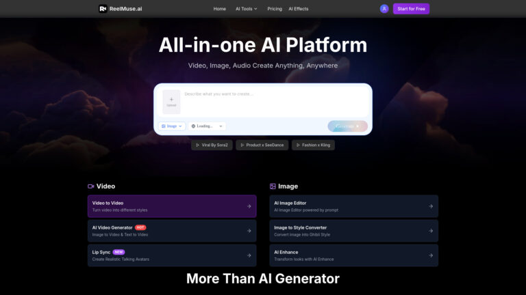 Trending Reelmuse.ai AI Tool Review