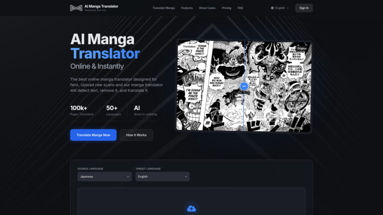 New Manga Translator AI Tool Review