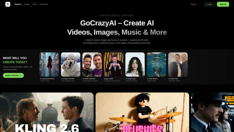 New Gocrazyai AI Tool Review