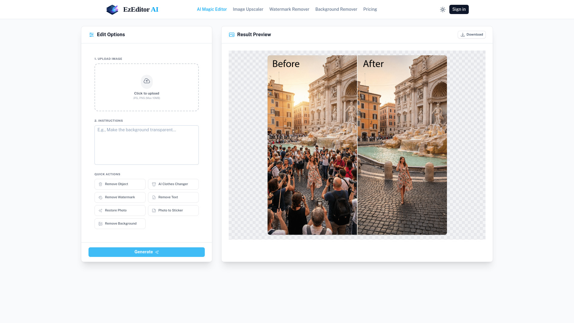 EzEditor AI