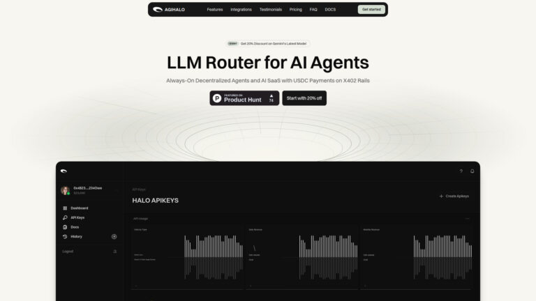 Free Agihalo Llm Router AI Tool Review