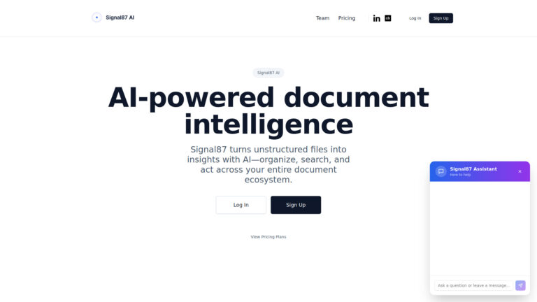 Best Signal87 AI AI Tool Review