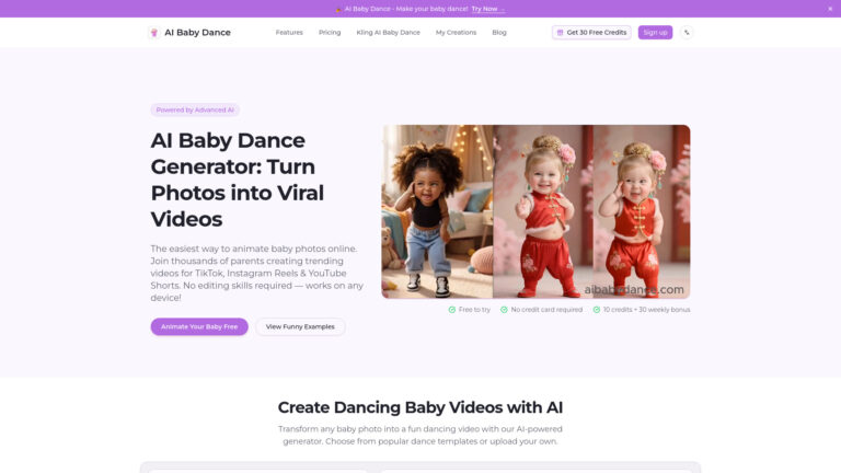 Advanced AI Baby Dance AI Tool Review