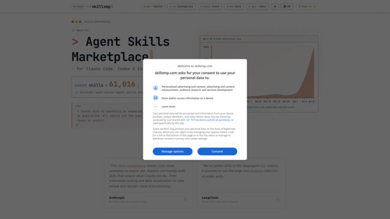 Innovative Agent Skills Marketplace (skillsmp) AI Tool Review