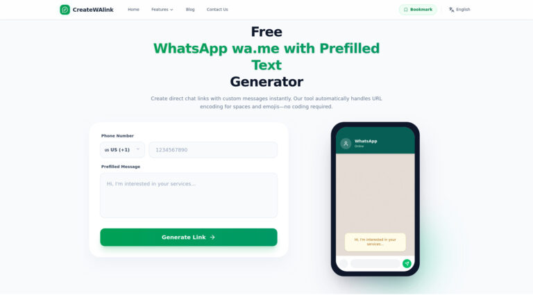 Trending Whatsapp Wa.me With Prefilled Text AI Tool Review