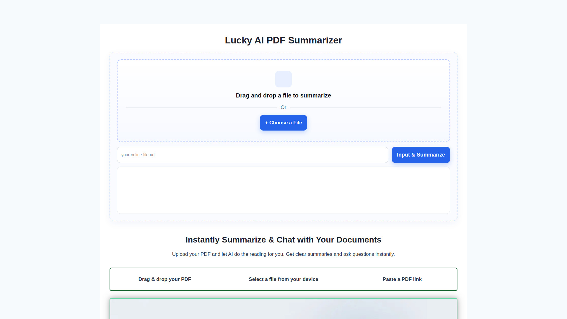 AI PDF Summarizer