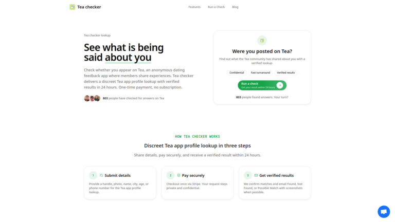 Best Tea Checker AI Tool Review