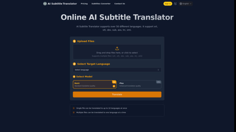 Powerful AI Subtitle Translator AI Tool Review