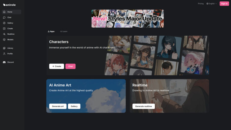 Best Anirole AI Tool Review