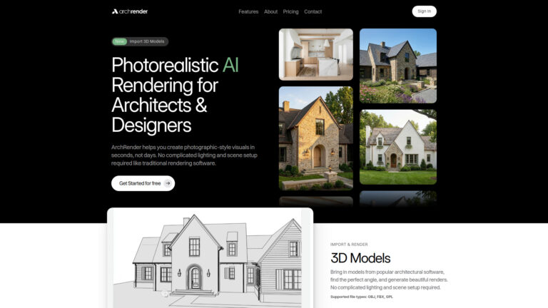 Free Archrender AI Tool Review
