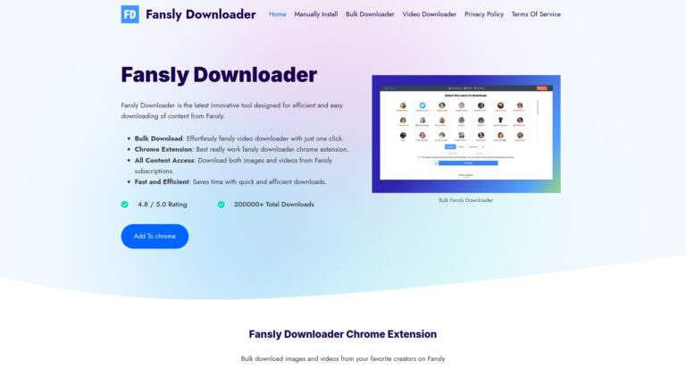 Advanced Fansly Downloader AI Tool Review