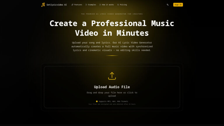 Top Getlyricvideo AI AI Tool Review