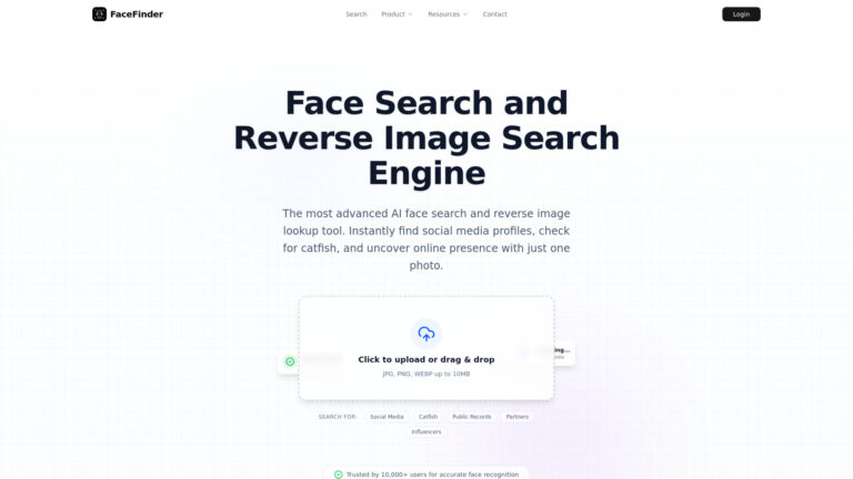 Powerful Facefinder AI Tool Review