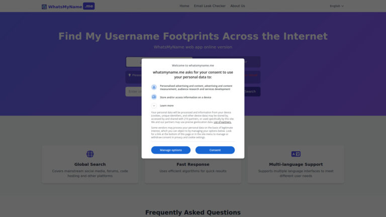 Innovative Whatsmyname.me AI Tool Review