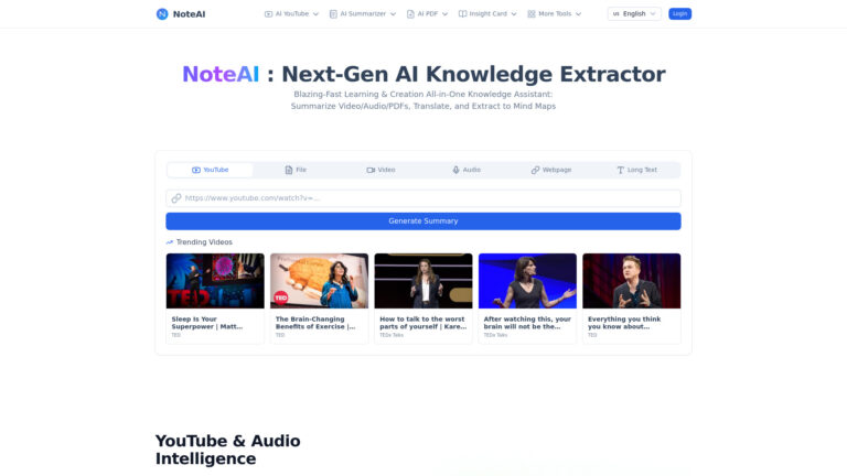 Top Noteai AI Tool Review
