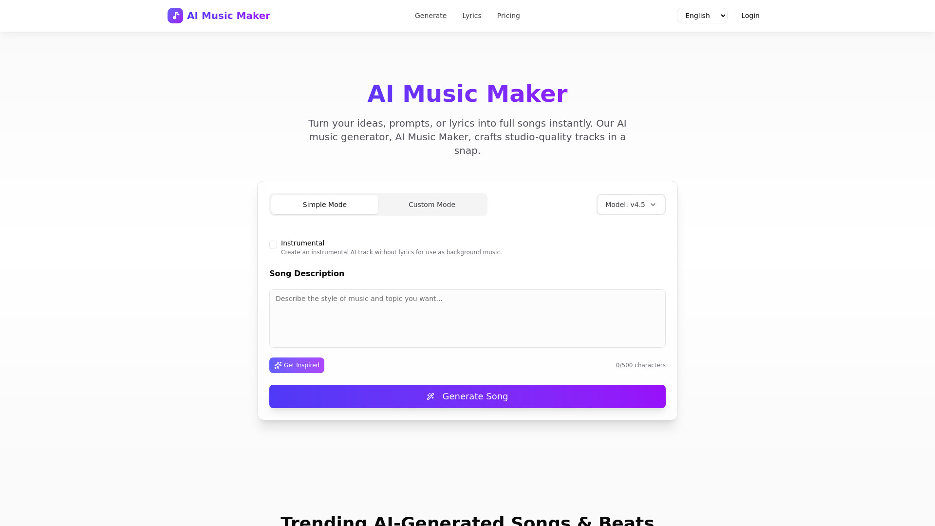 AI Music Maker (MusicMakerApp)