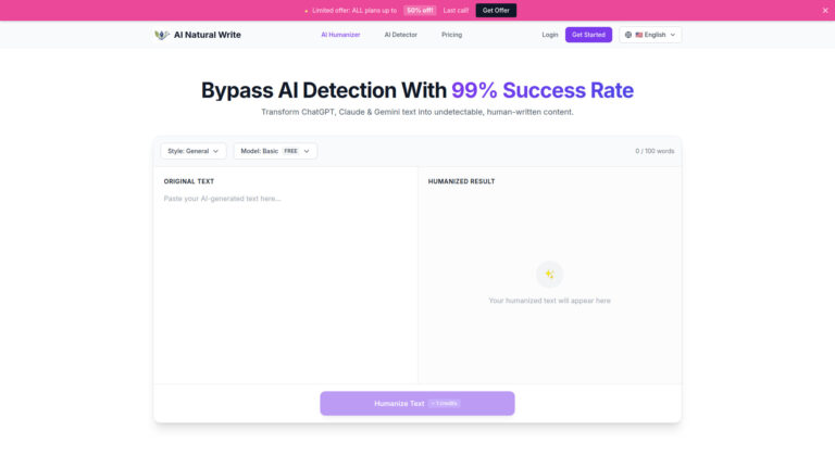 New AI Natural Write AI Tool Review