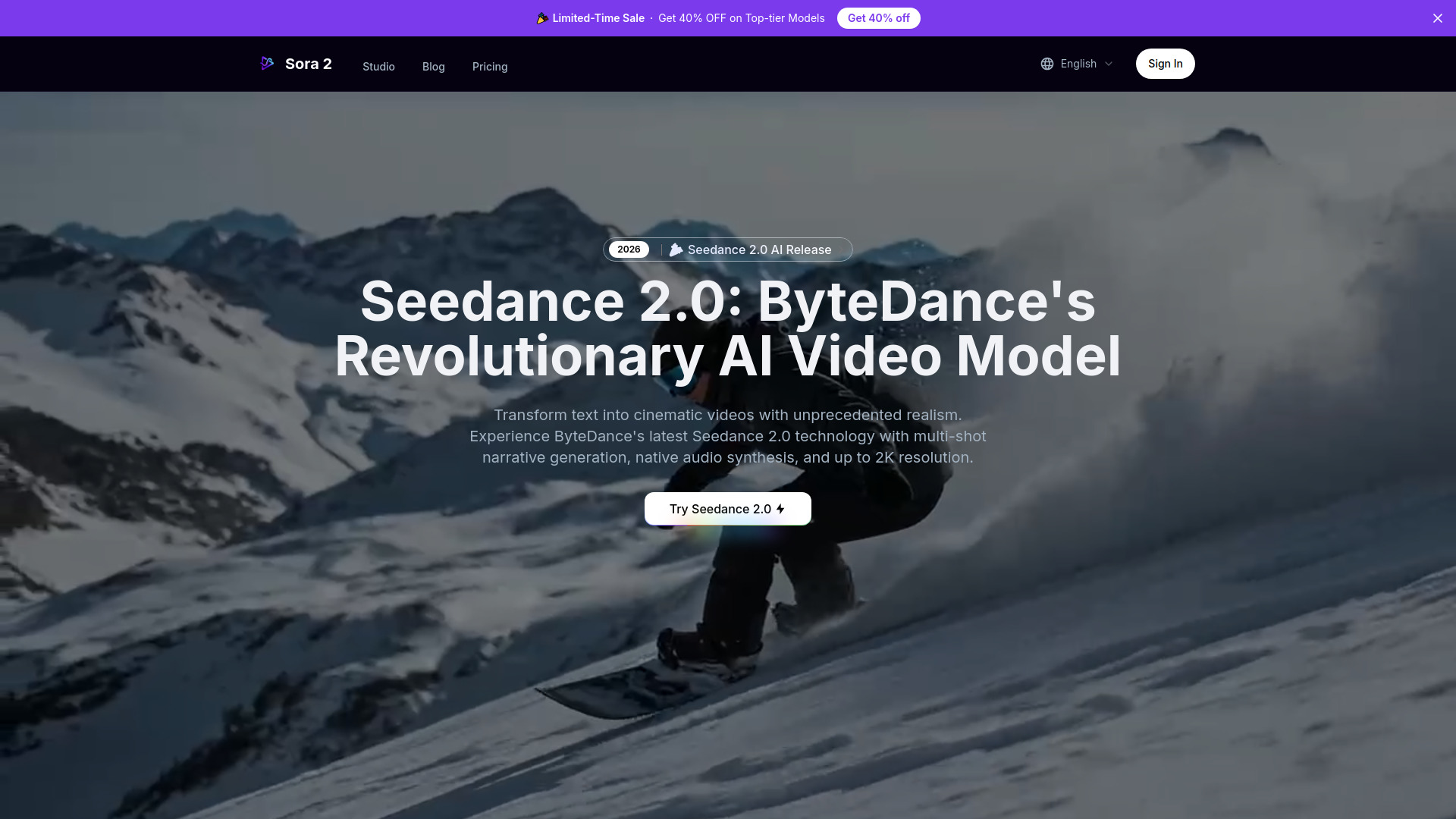 Seedance 2.0 AI Video Generator