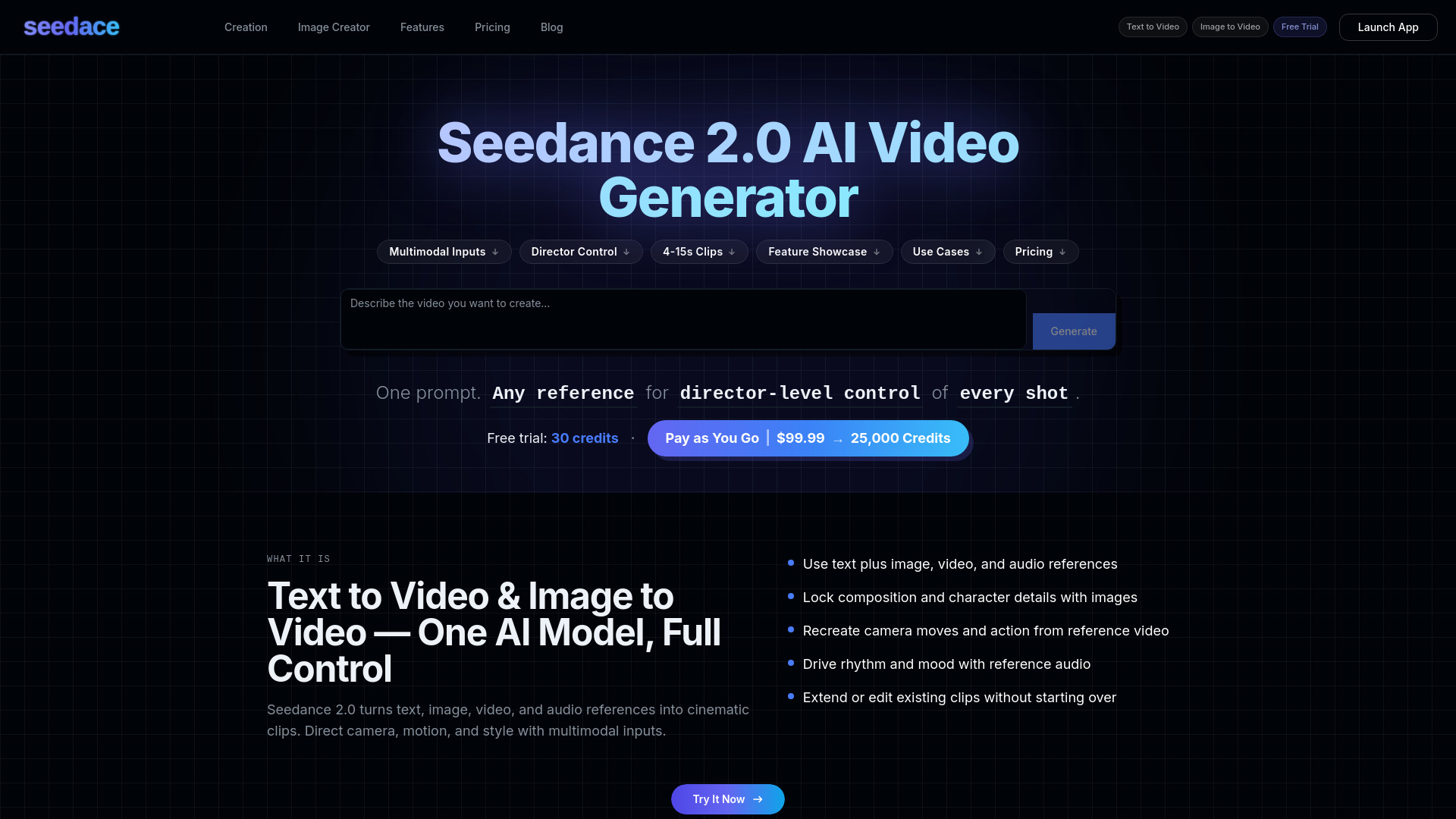 Seedance 2.0 AI Video Generator