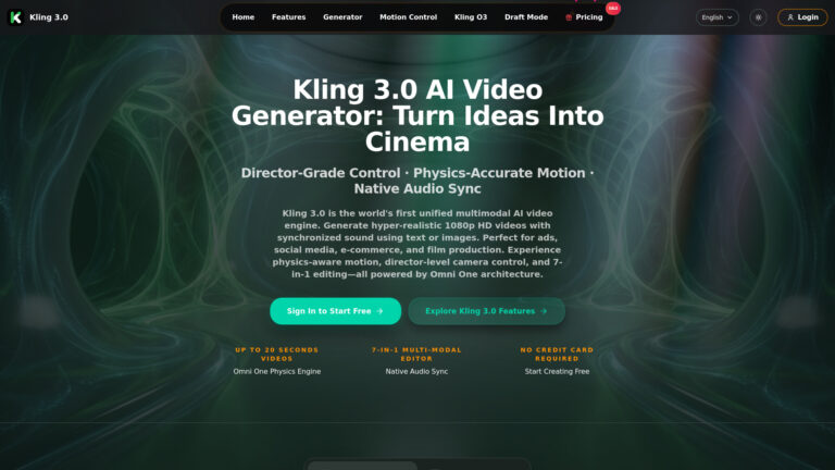 Popular Kling 3.0 AI Video Generator AI Tool Review