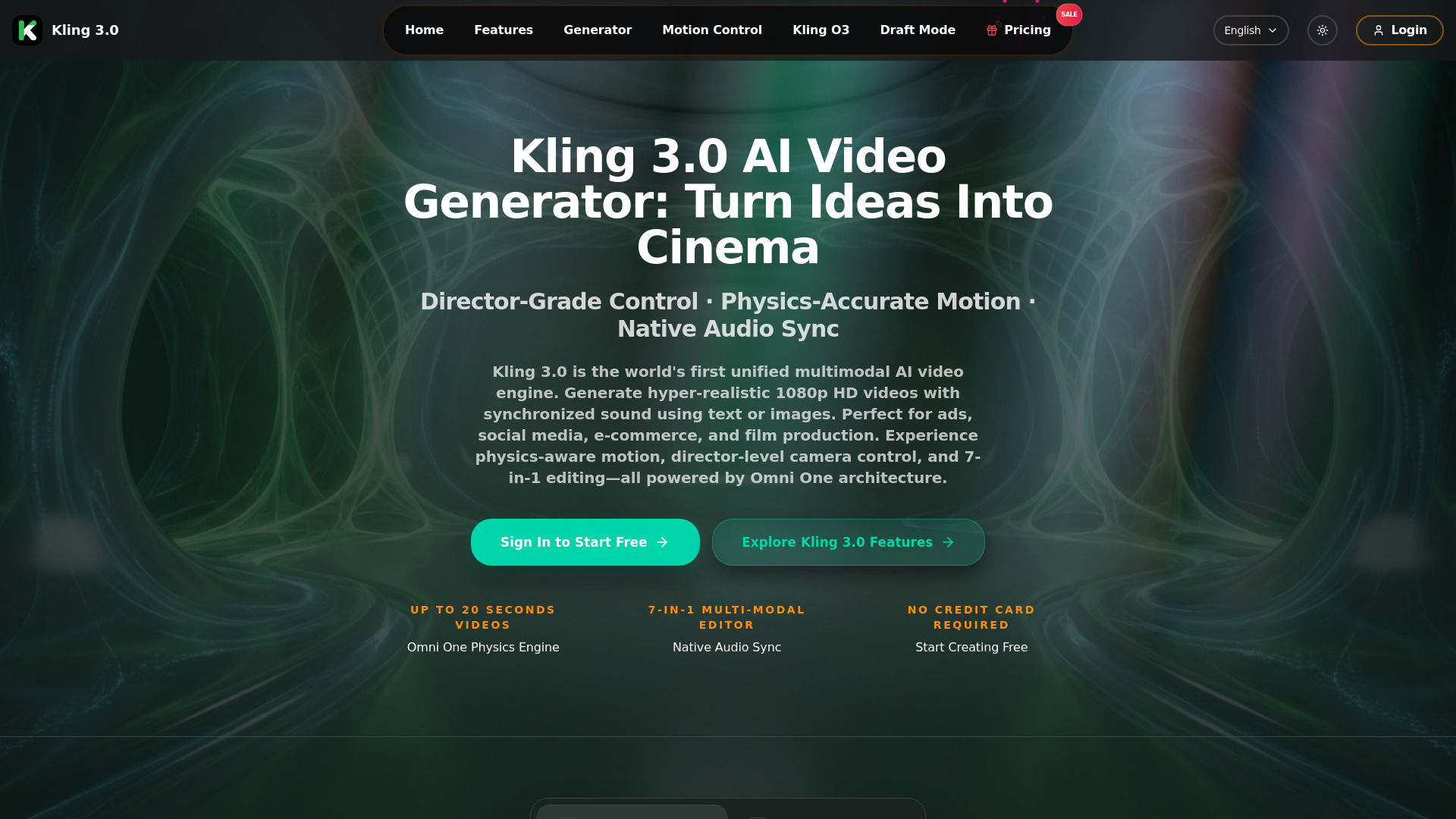 Kling 3.0 AI Video Generator